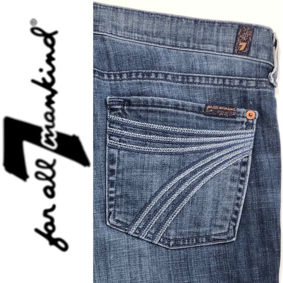 7 For All Mankind Denim - 7FAM Dojo Crop Jeans